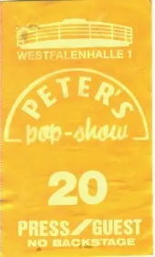 Ticket Peter’s Pop Show 1986 in Dortmund