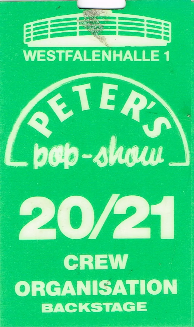 Ticket Peter’s Pop Show 1986 in Dortmund
