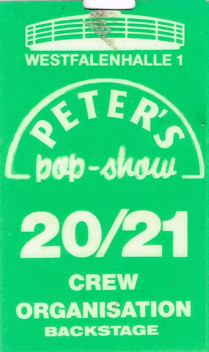Ticket Peter’s Pop Show 1986 in Dortmund