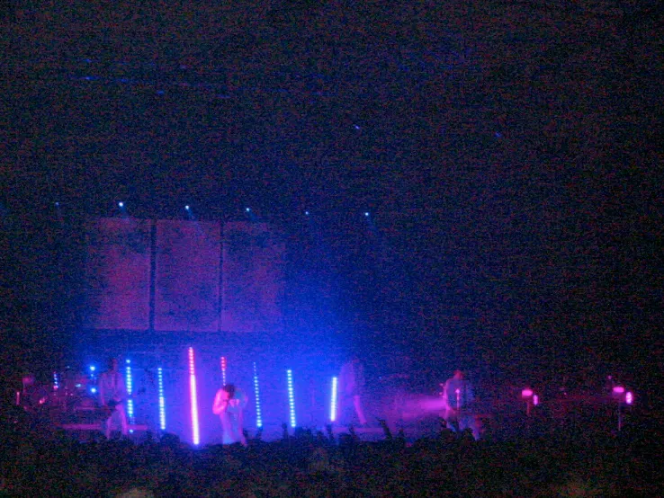 Finale des Oomph! Konzerts in der Westfalenhalle 2 Dortmund