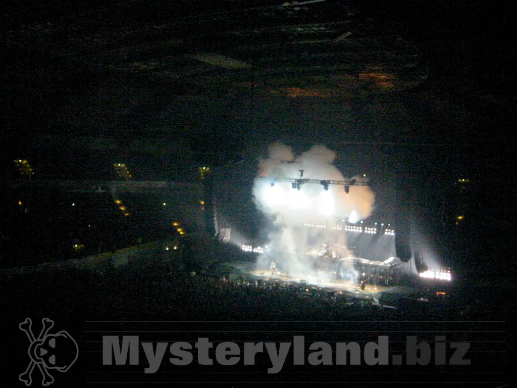 Rammstein auf der Bühne der Westfalenhalle Dortmund
