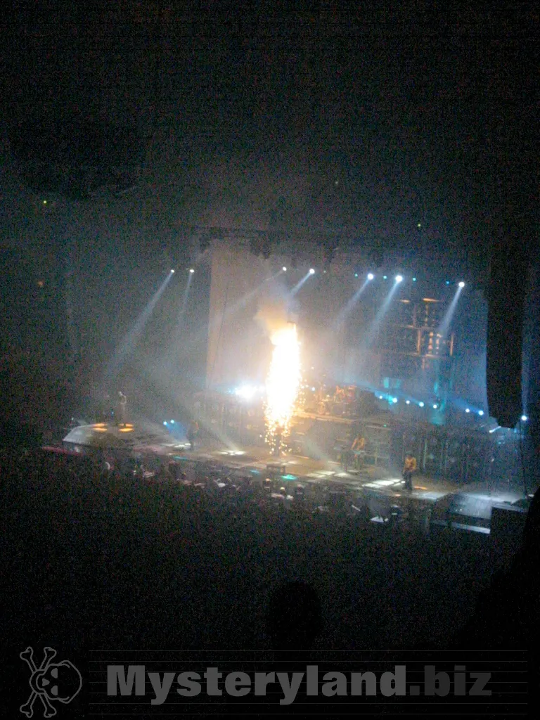 Rammstein Konzertfoto aus der Westfalenhalle Dortmund