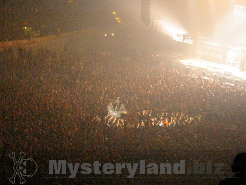 Rammstein beim Finale des Konzerts in Dortmund