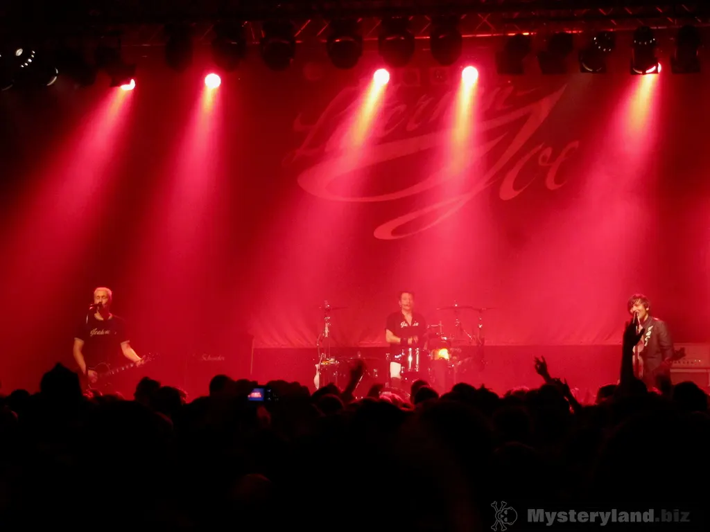 Blick auf die Bühne beim Laternen Joe Konzert