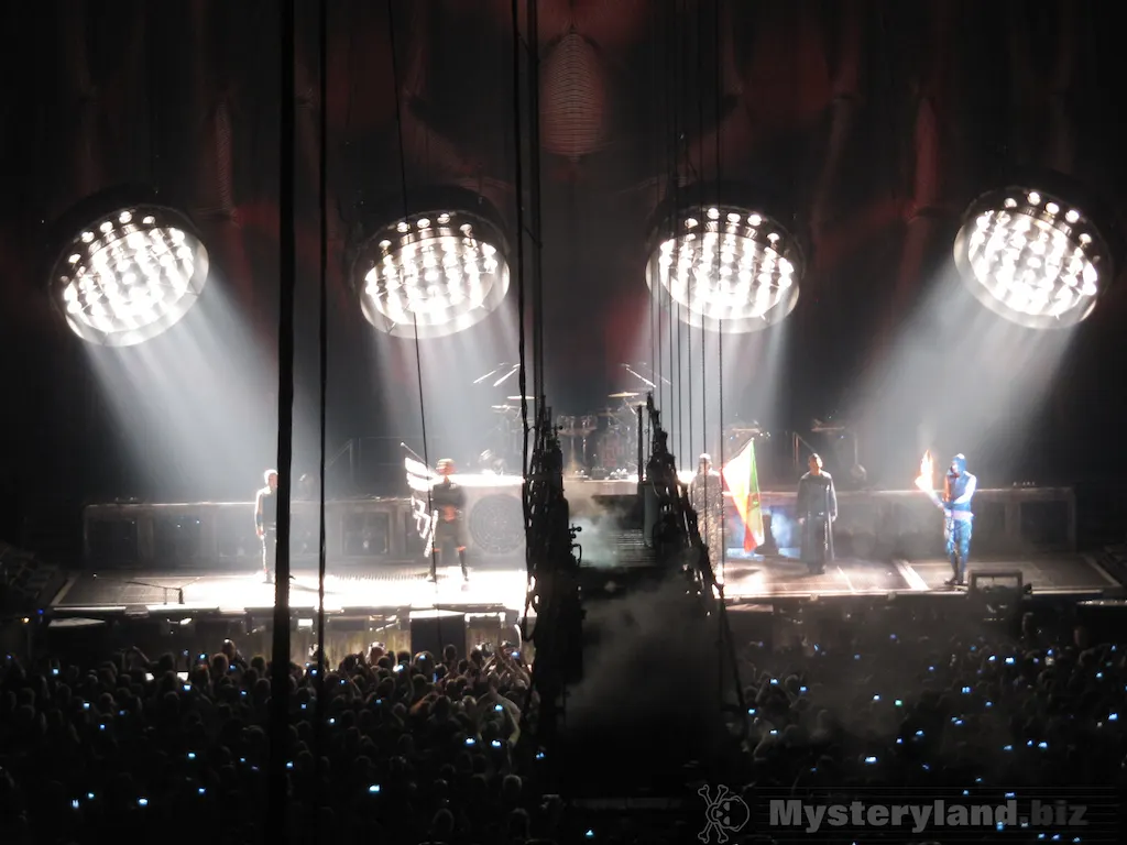 Rammstein live auf der Made in Germany Tour in Düsseldorf