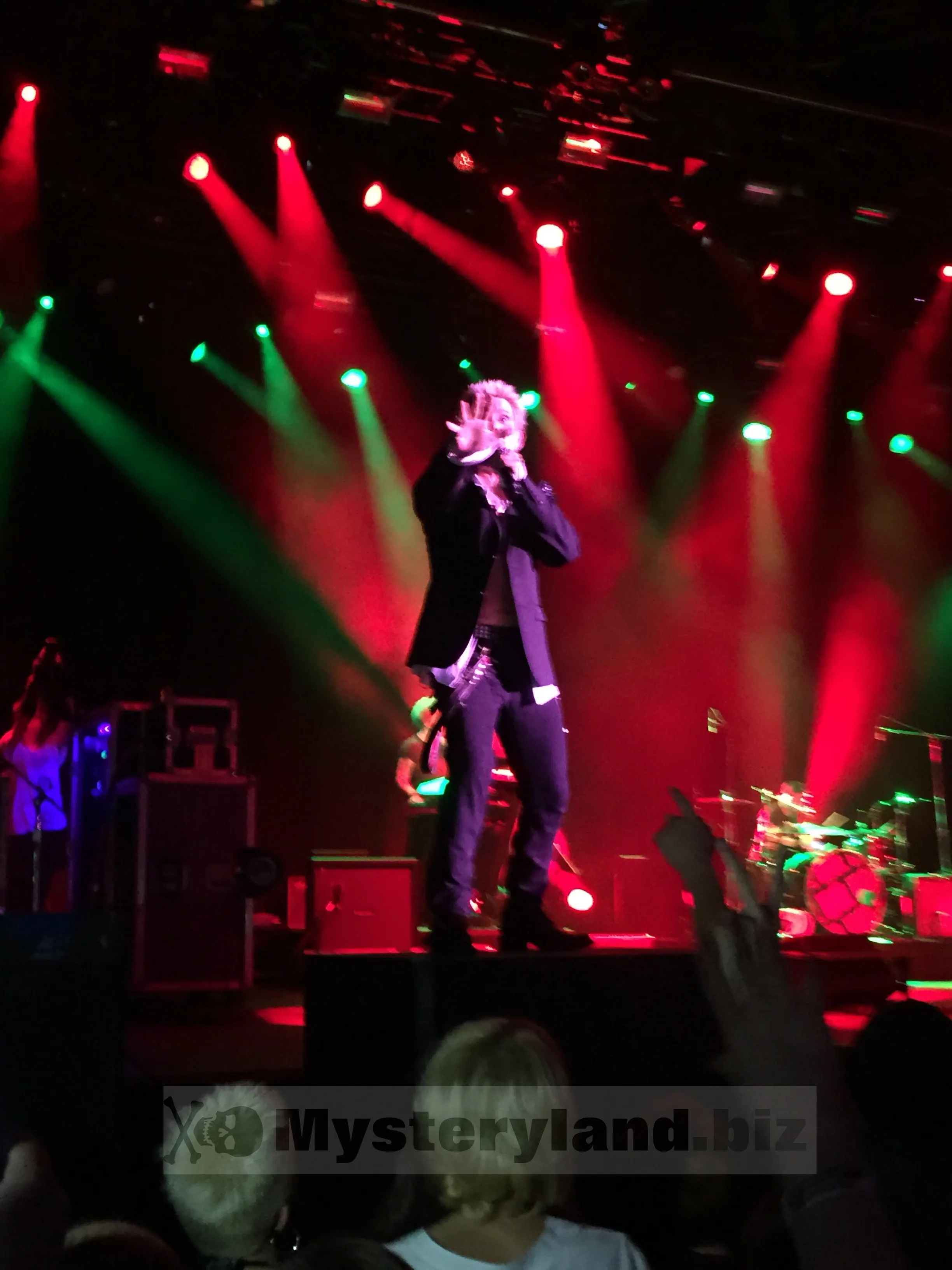 Billy Idol live vor dem Publikum in Düsseldorf