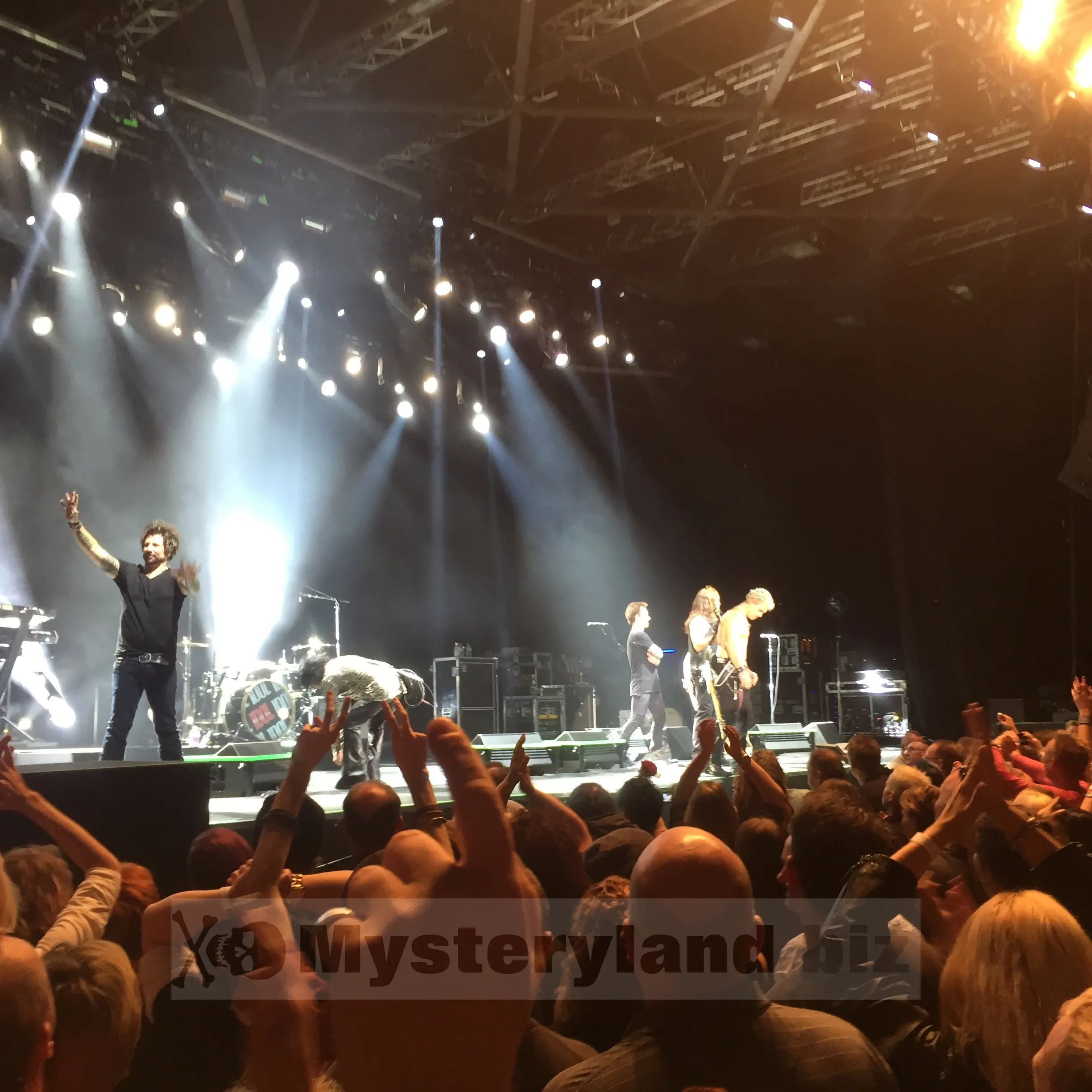 Billy Idol Konzertabschluss in der Mitsubishi Electric Halle