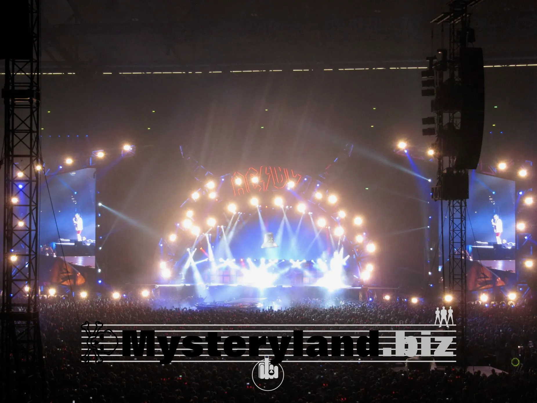AC/DC auf der Bühne