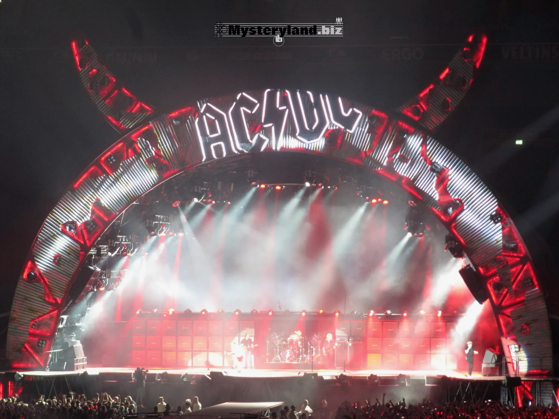 AC/DC auf der Bühne