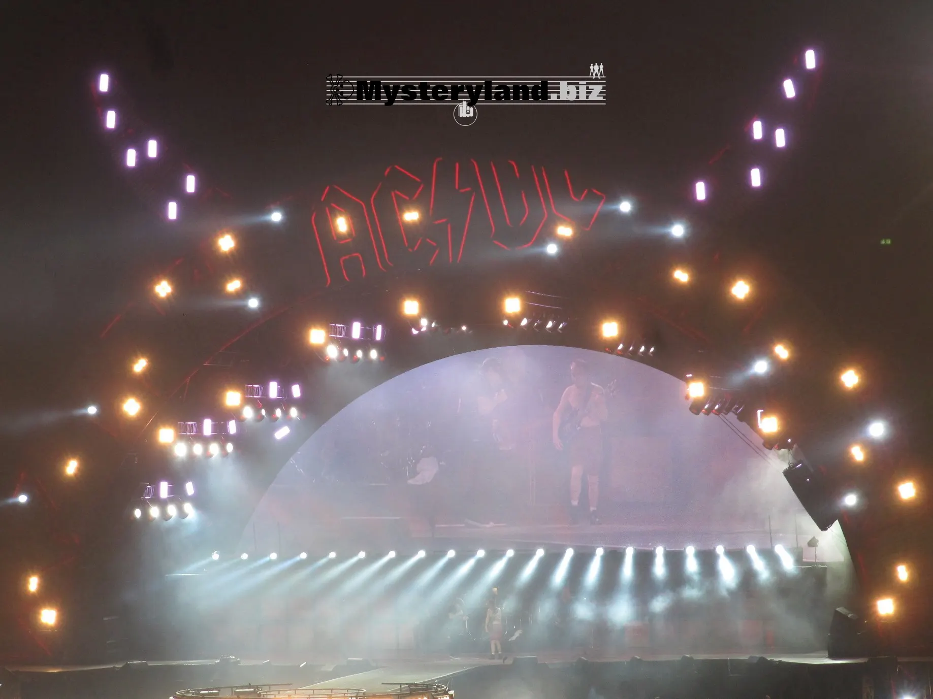 AC/DC auf der Bühne
