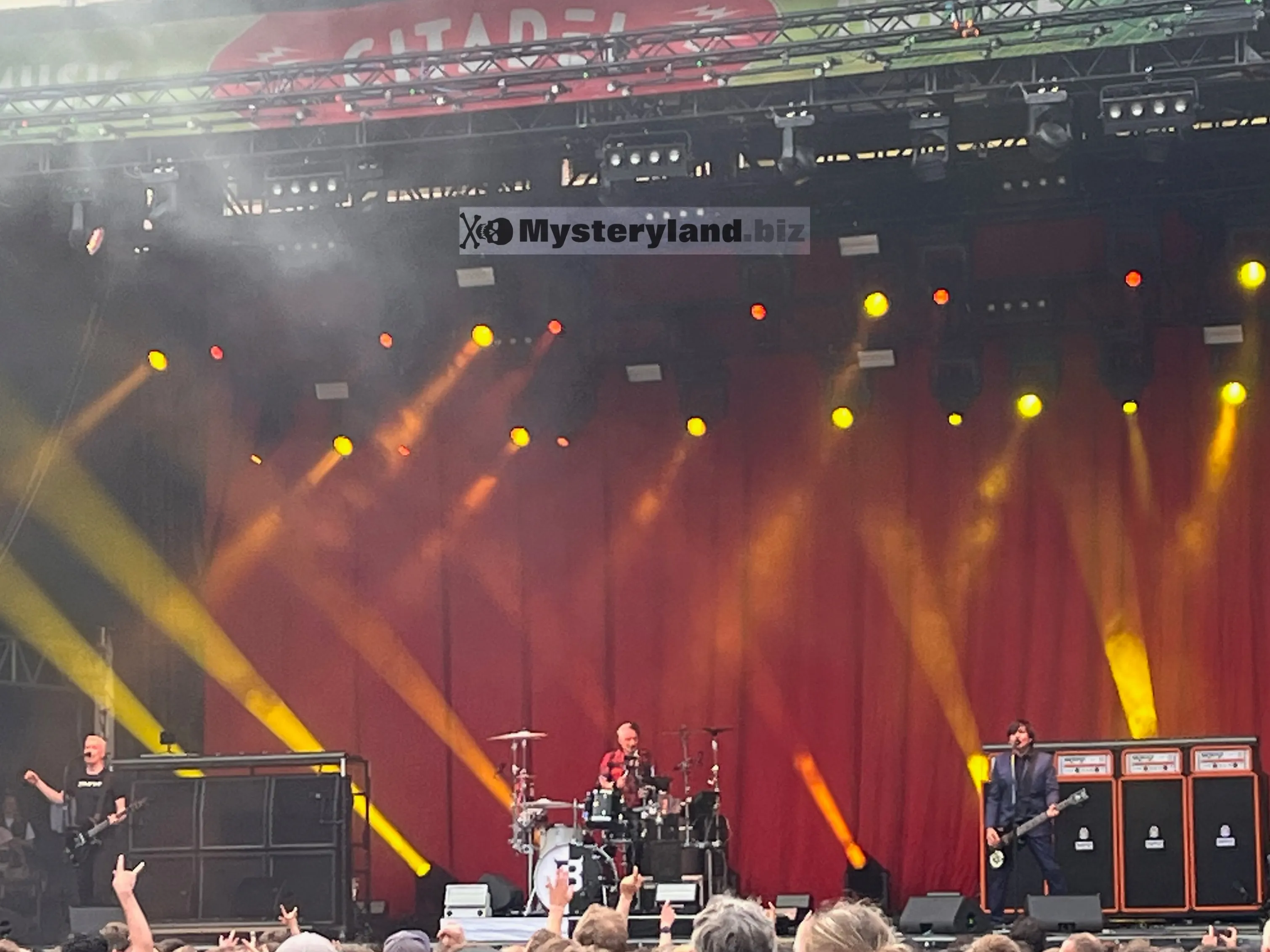 die ärzte auf der Bühne