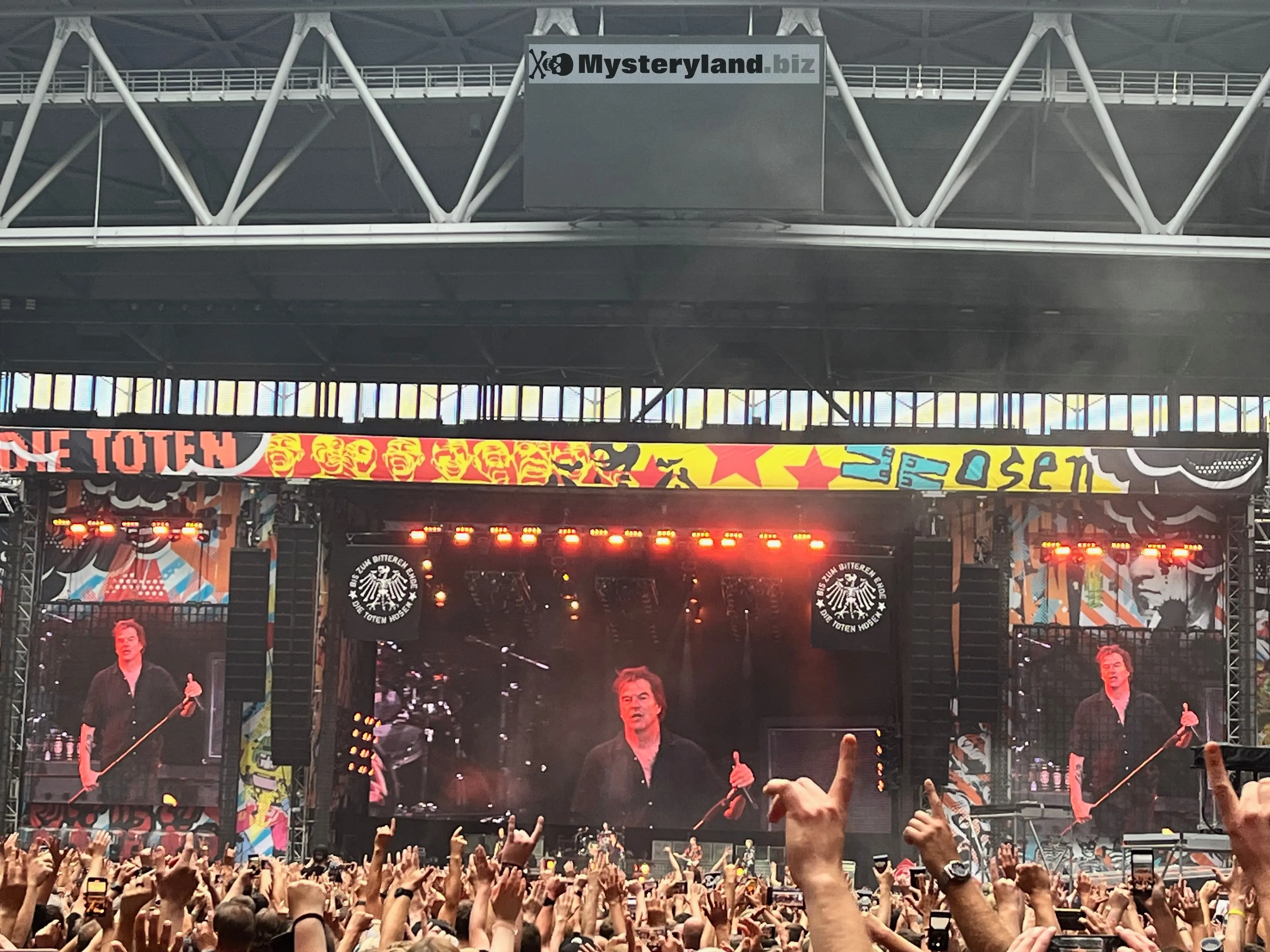 Die Toten Hosen auf der Bühne
