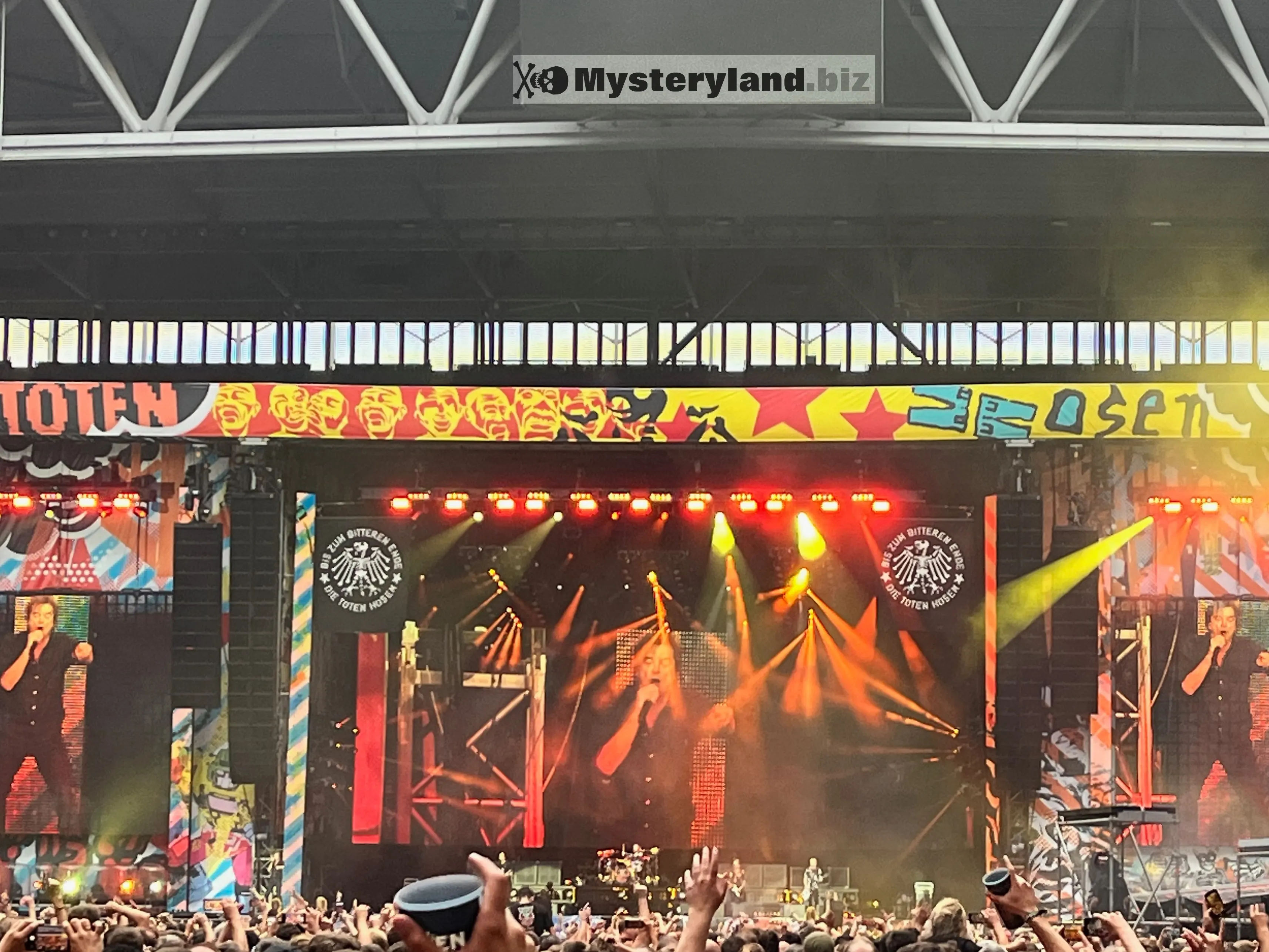 Die Toten Hosen auf der Bühne