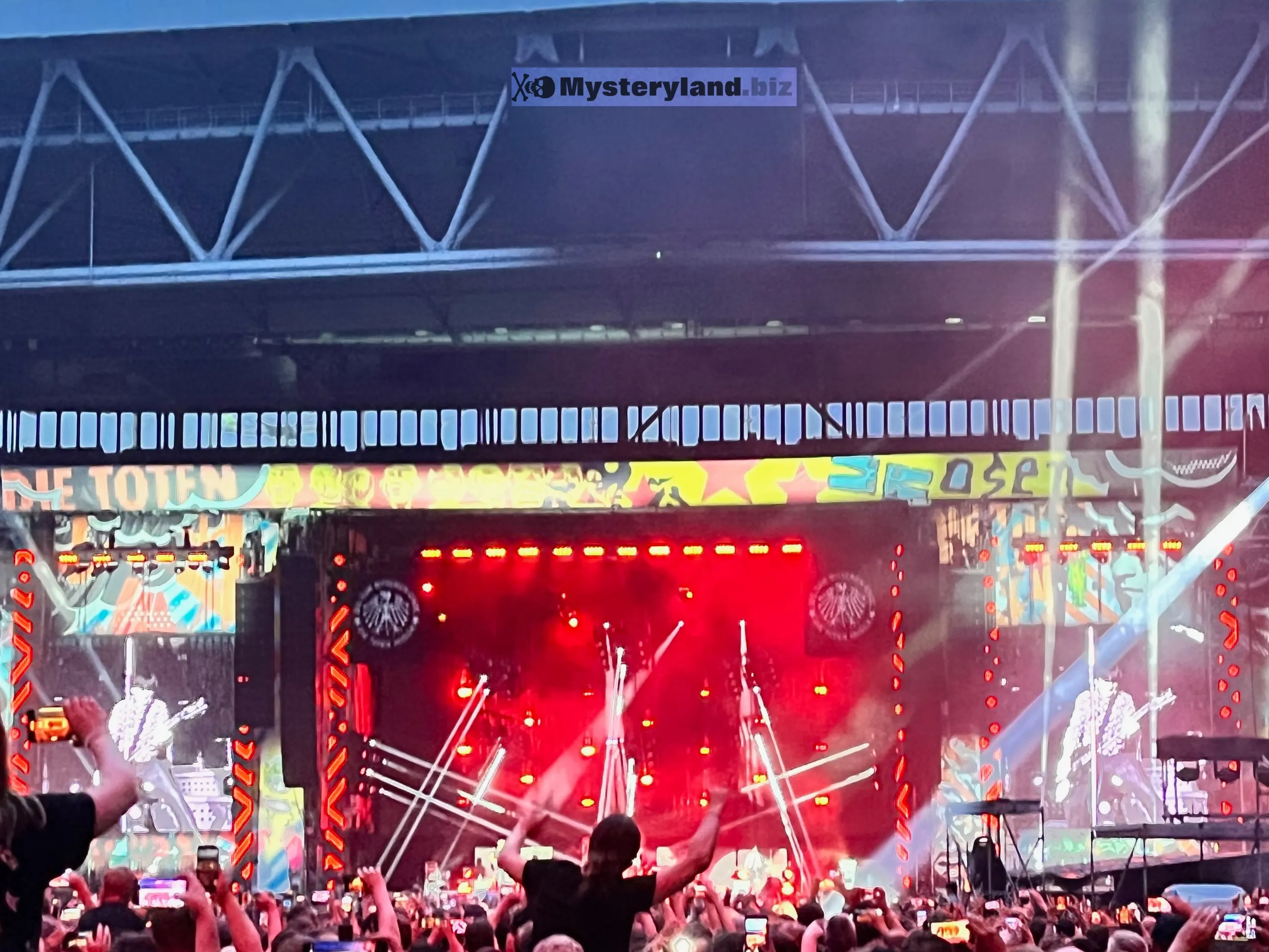 die ärzte und Die Toten Hosen auf der Bühne
