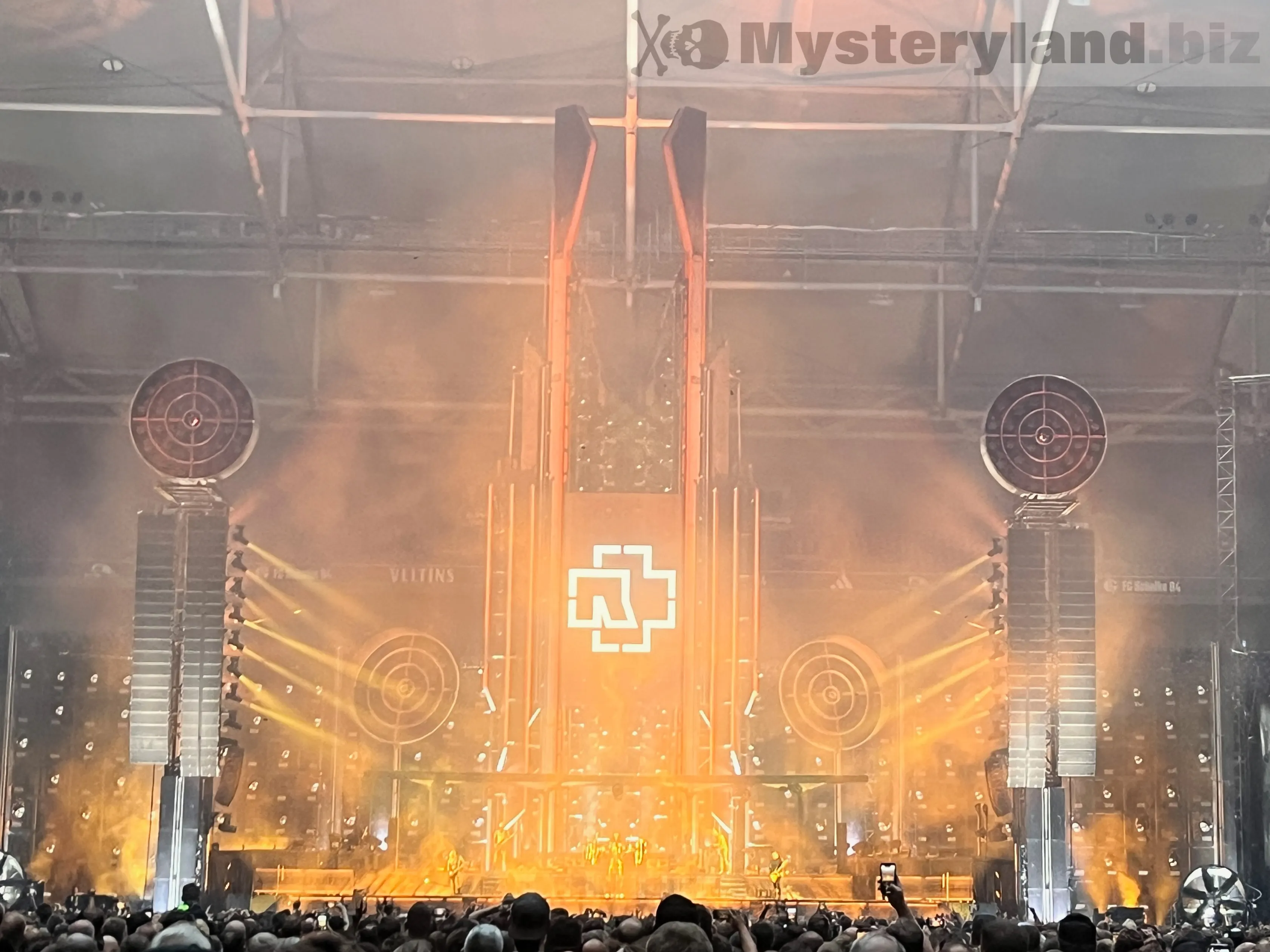 Rammstein auf der Bühne