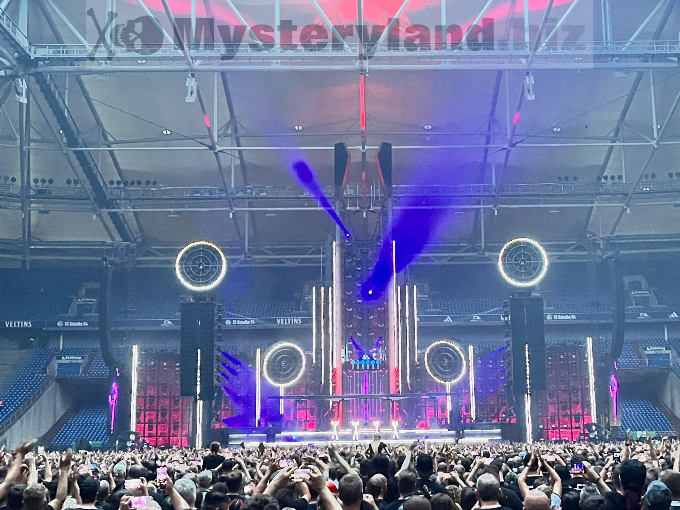Rammstein auf der Bühne