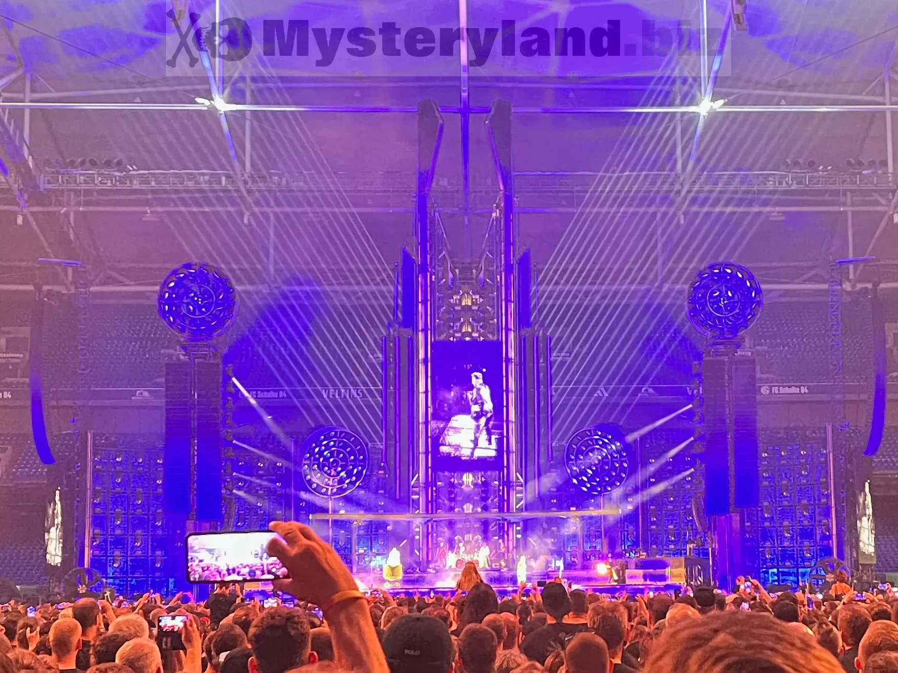 Rammstein auf der Bühne