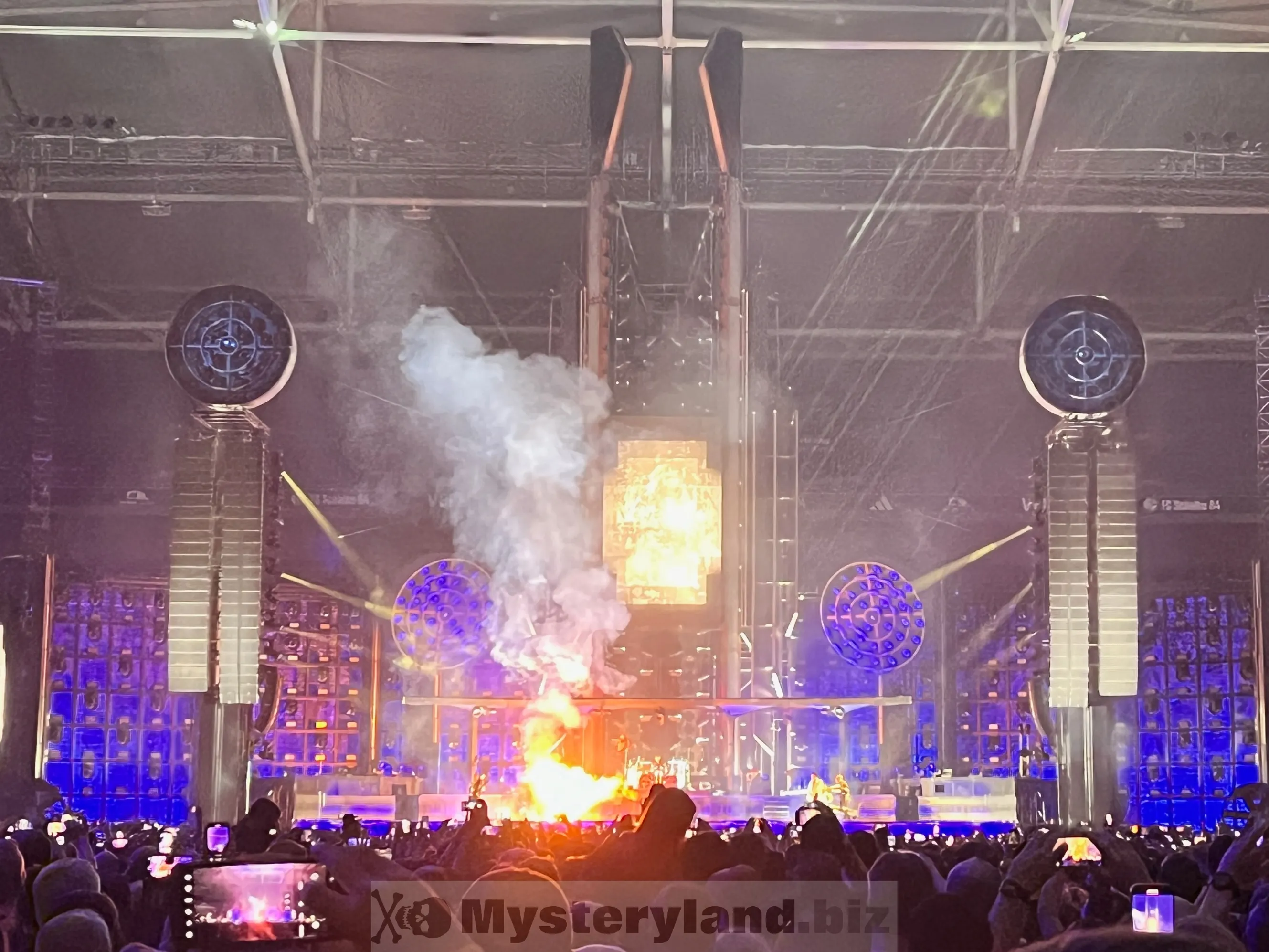 Rammstein auf der Bühne