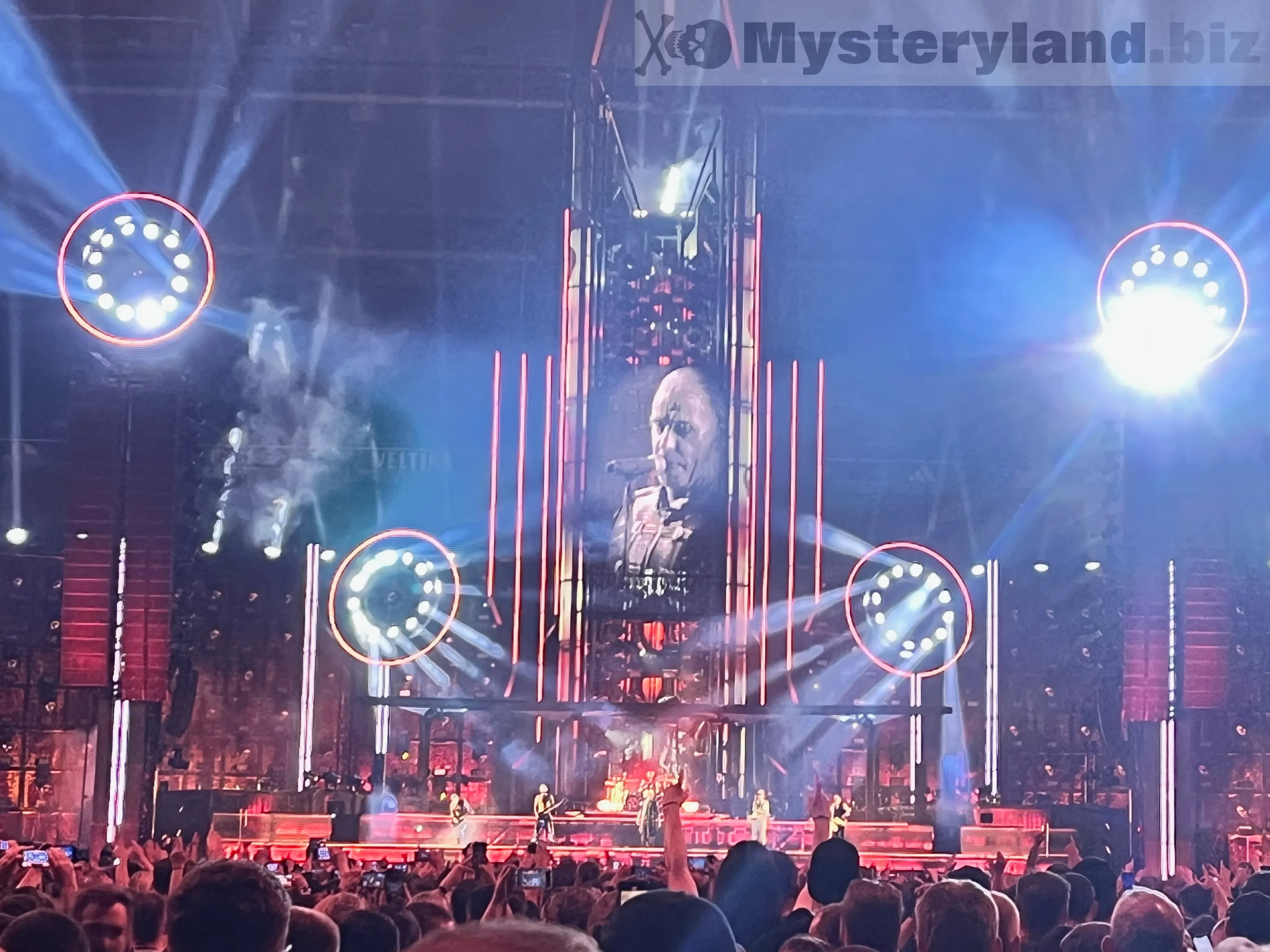 Rammstein auf der Bühne