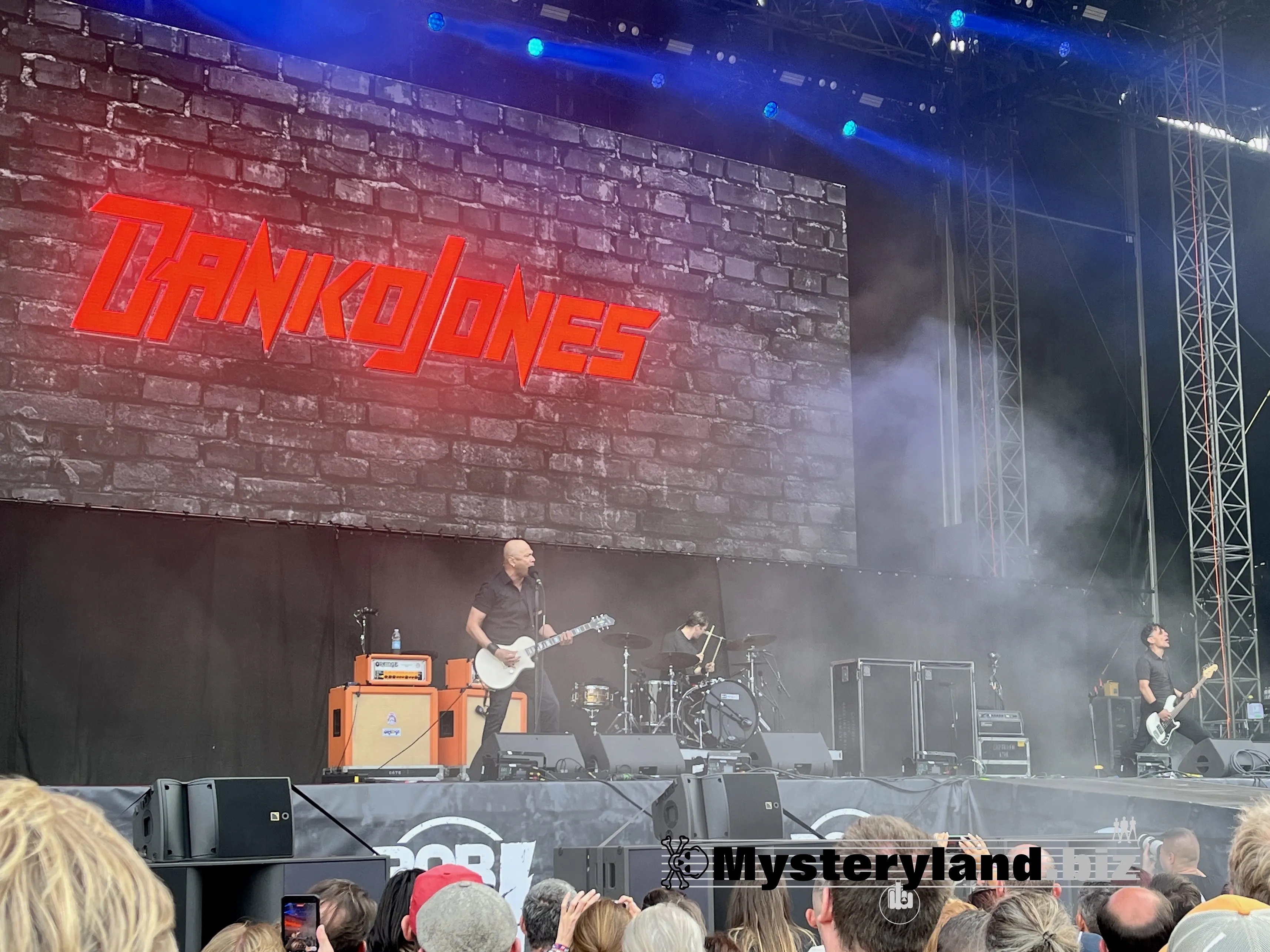 Danko Jones auf der Bühne