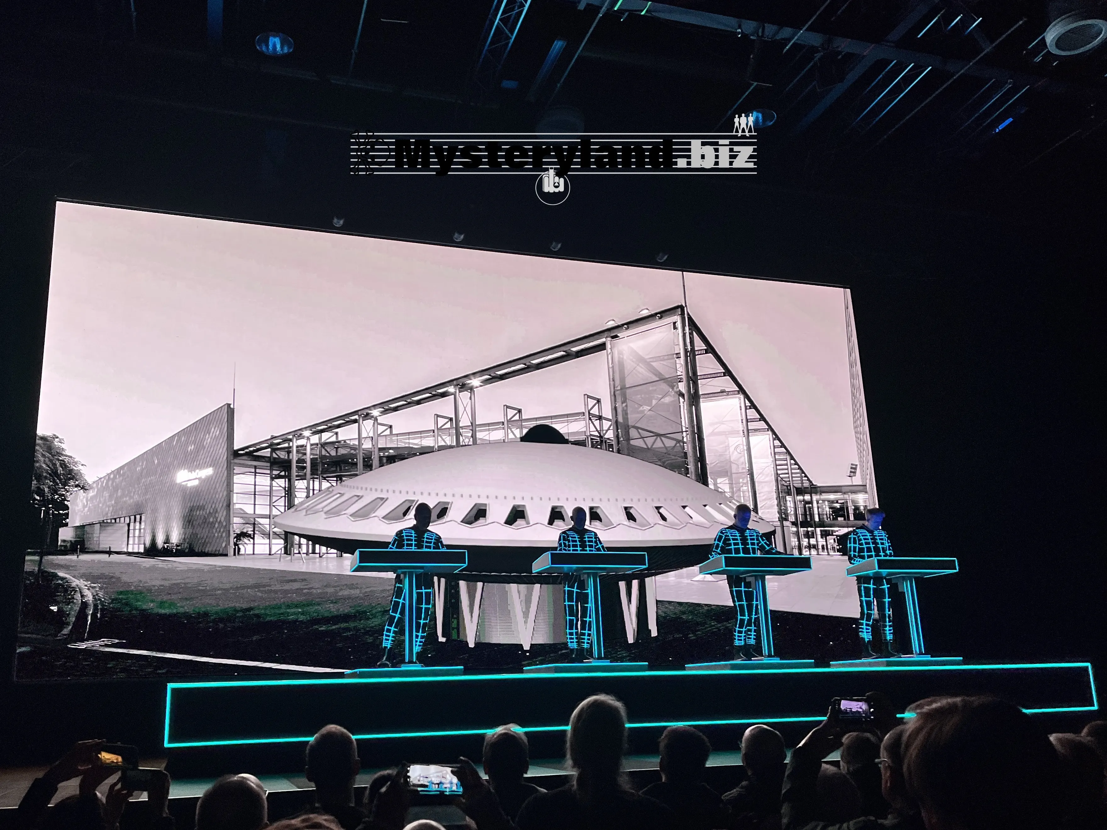 Kraftwerk auf der Bühne im RuhrCongress Bochum