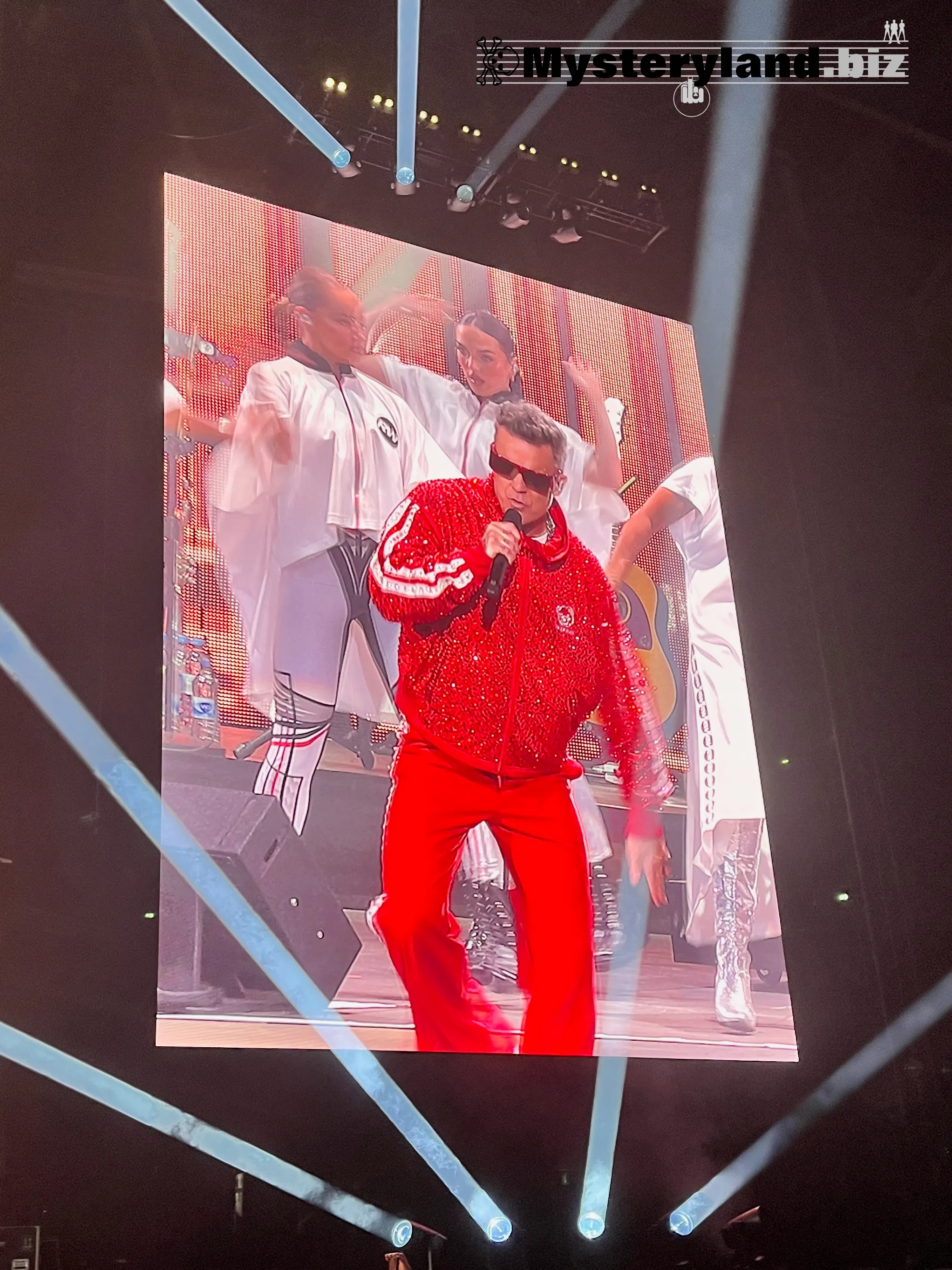 Robbie Williams während der Britpop Tour