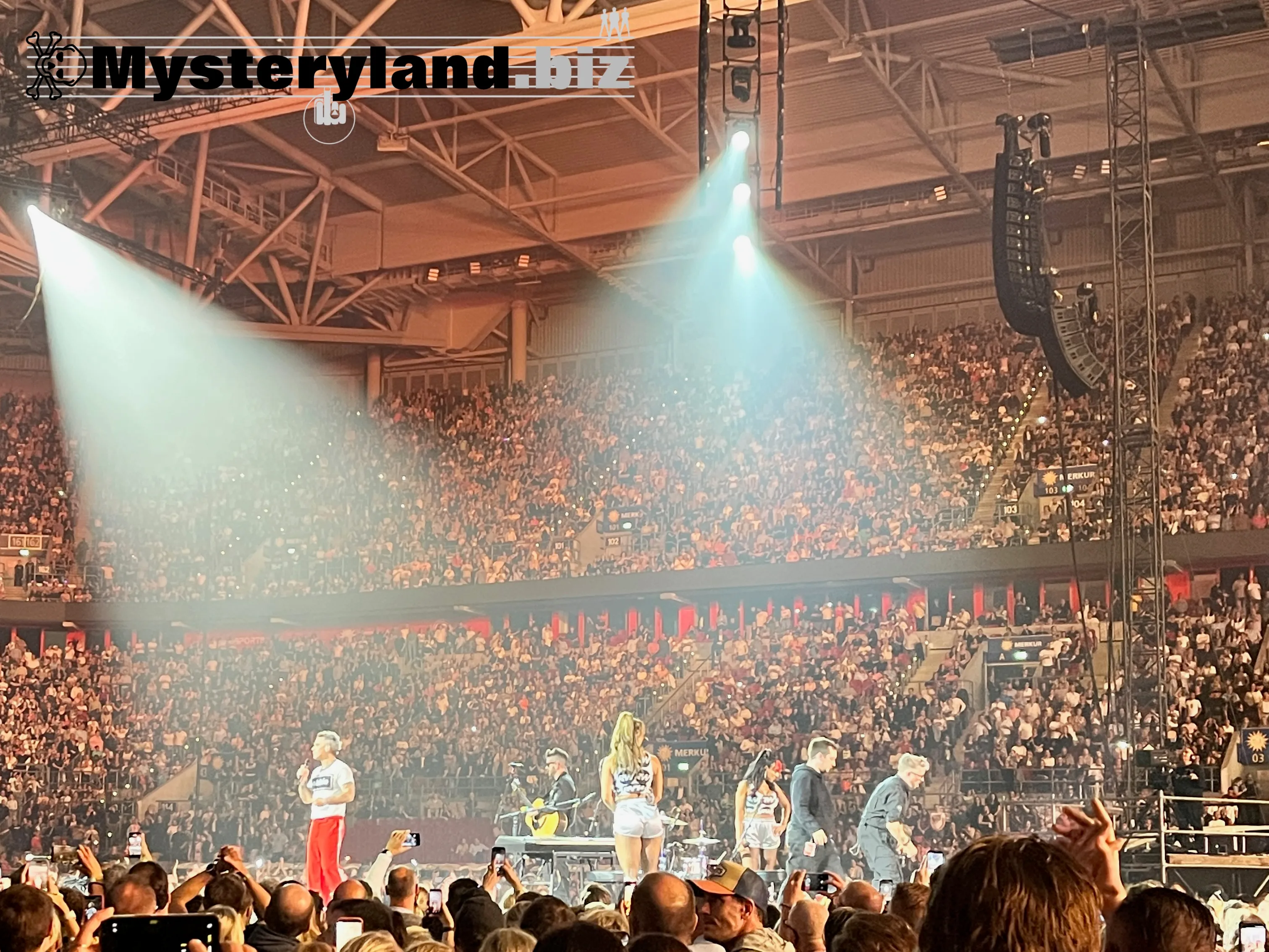 Robbie Williams bei seinem Konzert in Düsseldorf