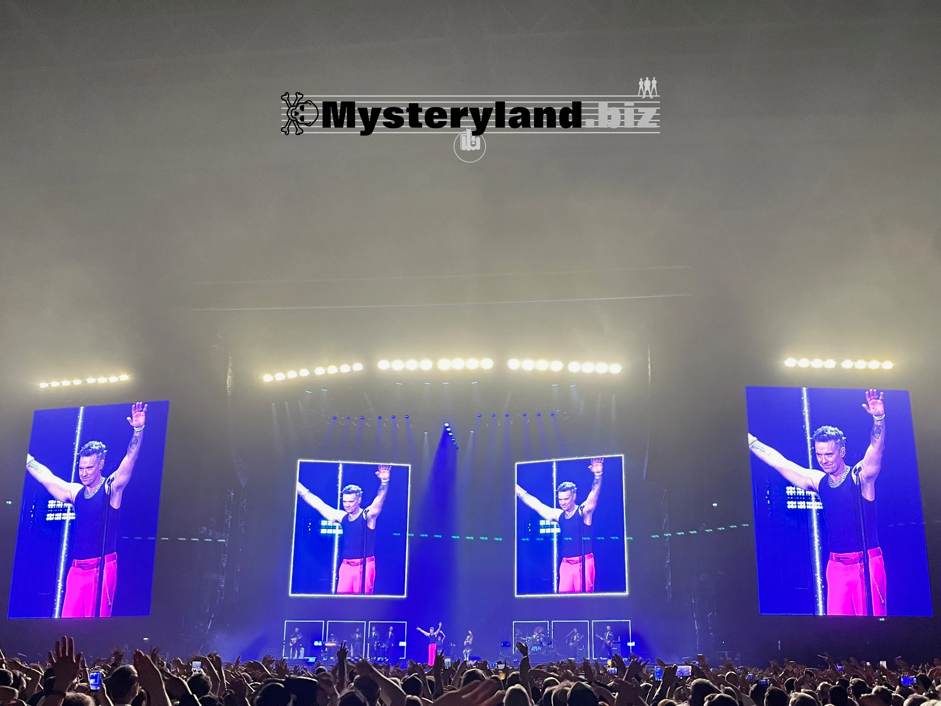 Robbie Williams während der Britpop Tour