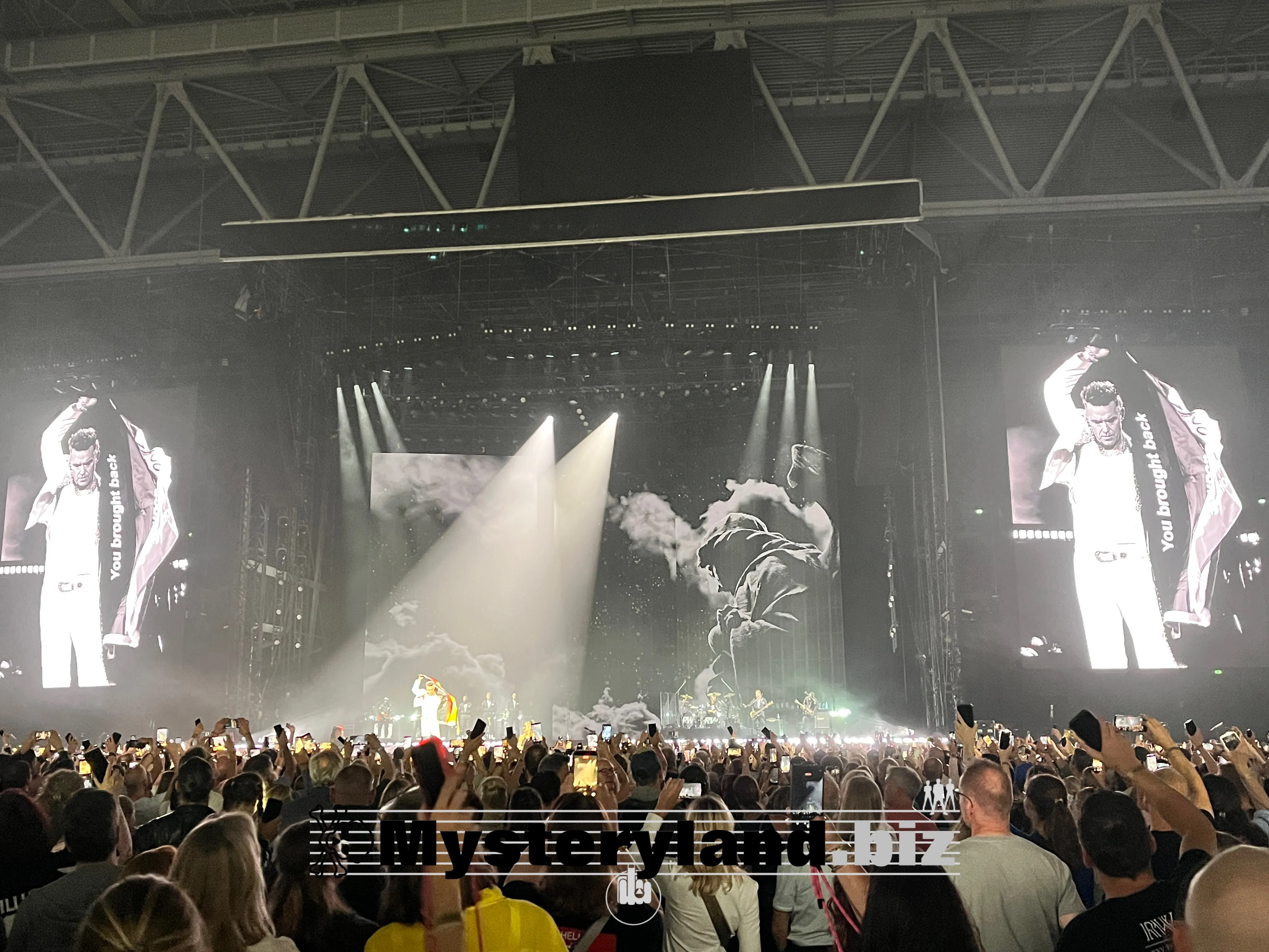 Robbie Williams während der Britpop Tour