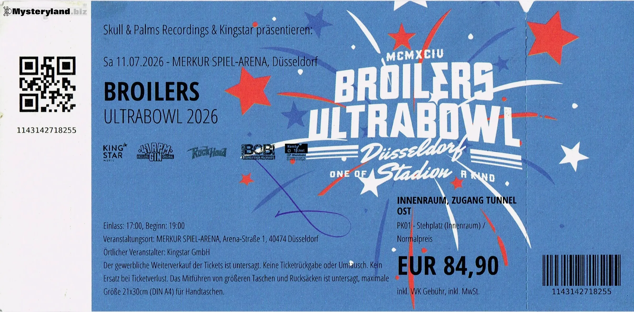 Ticket für die Ultrabowl 2026