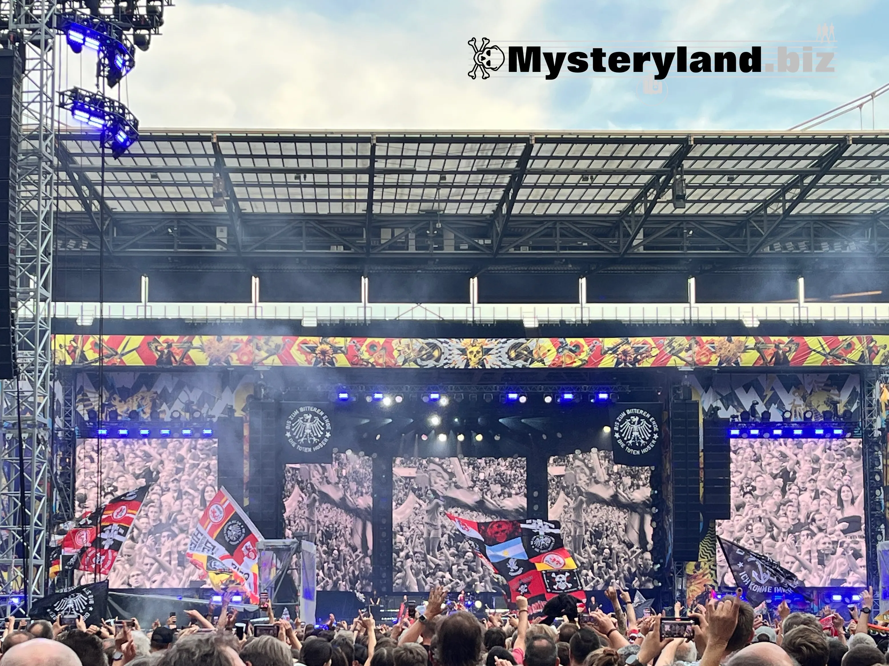 Die Toten Hosen live um 20:56 Uhr