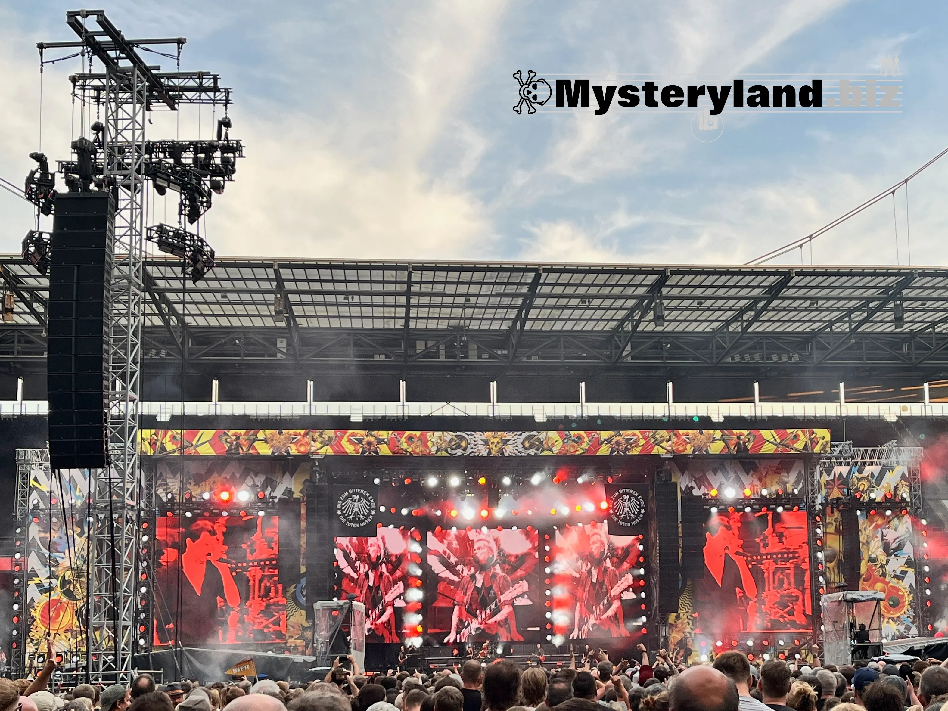 Die Toten Hosen live um 21:01 Uhr