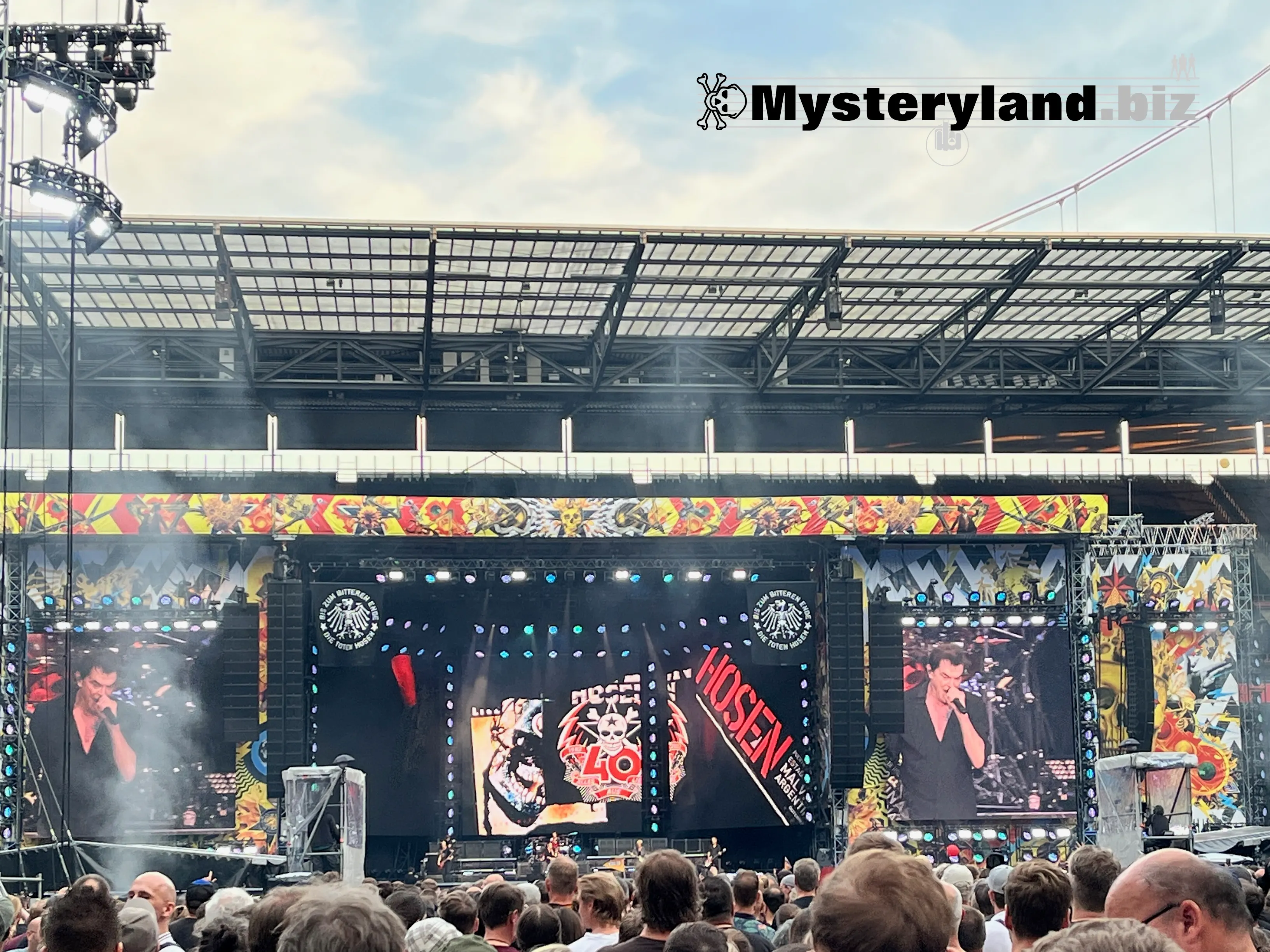 Die Toten Hosen live um 21:07 Uhr